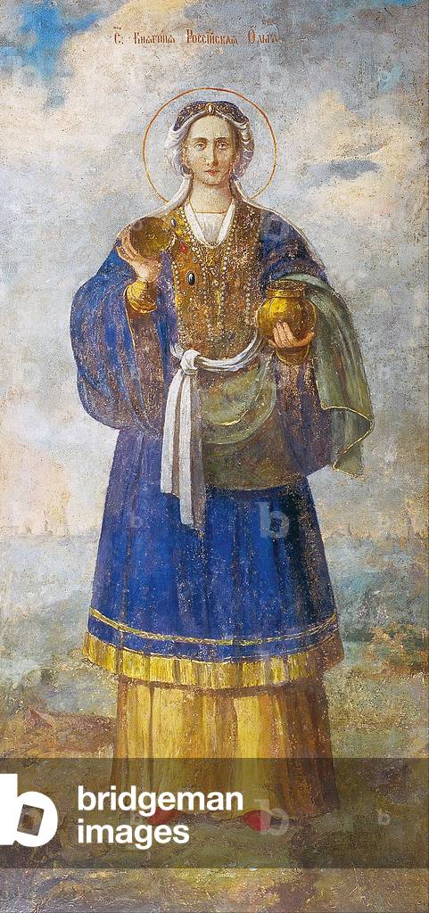 Saint Olga, Princess of Kiev, c.1700 (fresco)