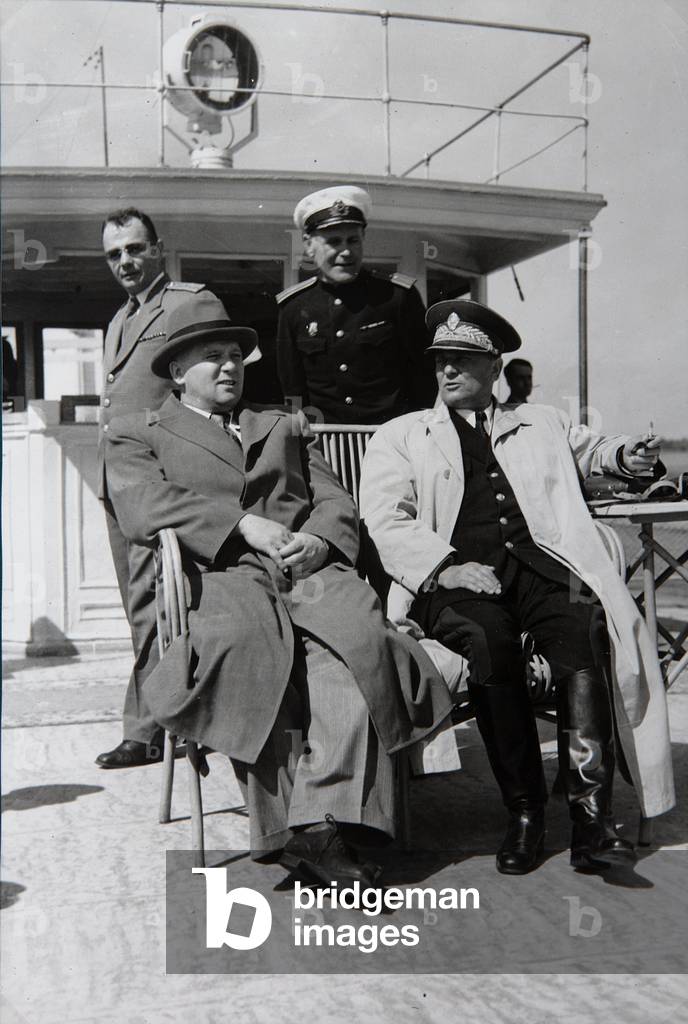 Josip Broz Tito (1892-1980) At The Brijuni Island (Brijuni Archipelago), 20th century (photo)