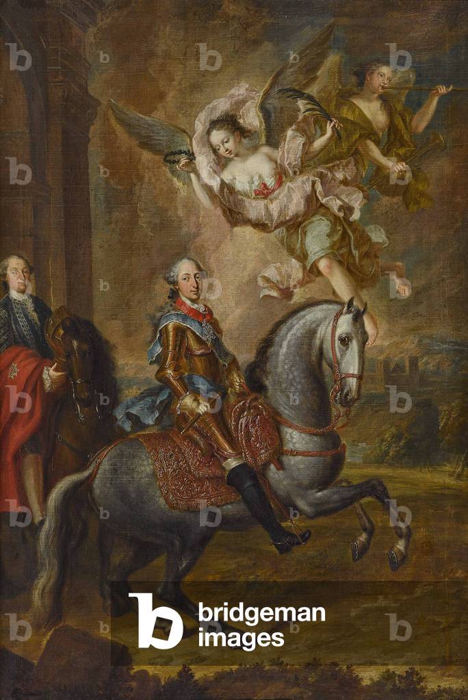 Maximilian III Joseph, Elector of Bavaria, on horseback, 18th century (oil on canvas)