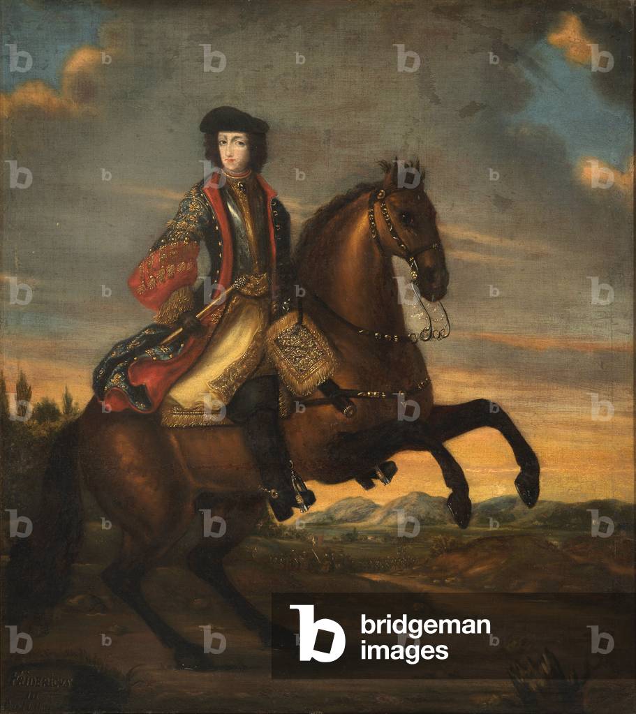 Bild von Gemälde "Friedrich IV. von Holstein Gottorp zu Pferd" 1689 von Unknown Artist