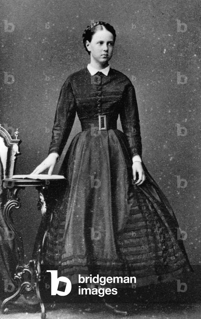 Portrait of Grand Duchess Maria Alexandrovna of Russia (1853-1920), 1864-1868 (photograph)