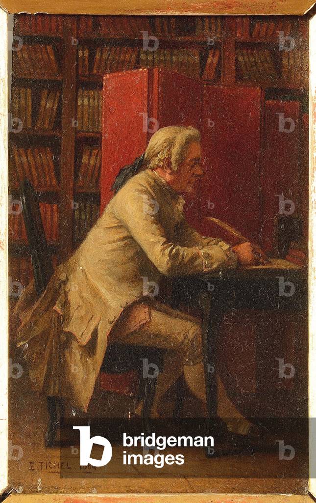 Georg es Louis Leclerc, count of Buffon, 1864 (oil on wood)