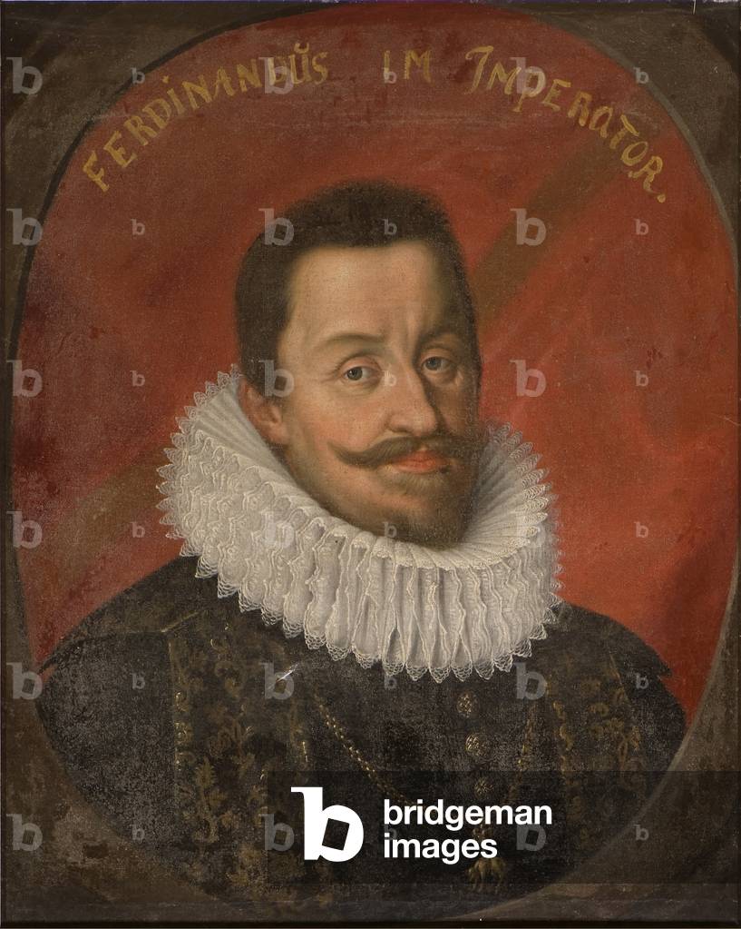 Ritratto di Ferdinando II (1578-1637), imperatore del Sacro Romano Impero, XVI secolo (olio su tela)