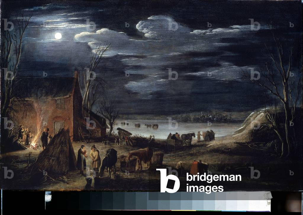 Winter, 17th century (oil on panel)