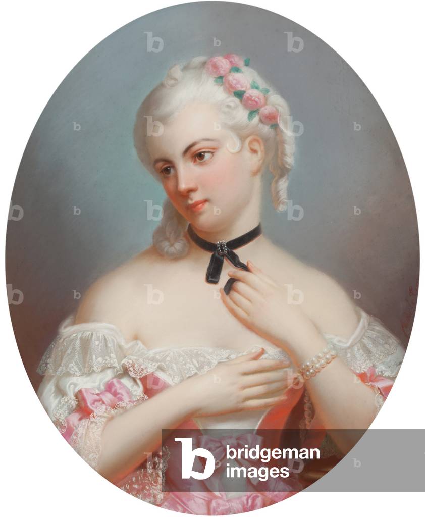 Louis E Elisabeth of France (1727-1759), 19th century (pastel on paper)