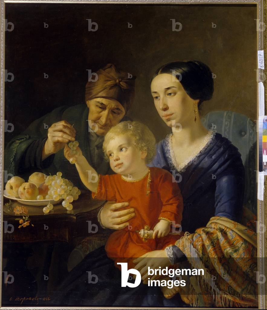 Family portrait, 1848 (oil on canvas)