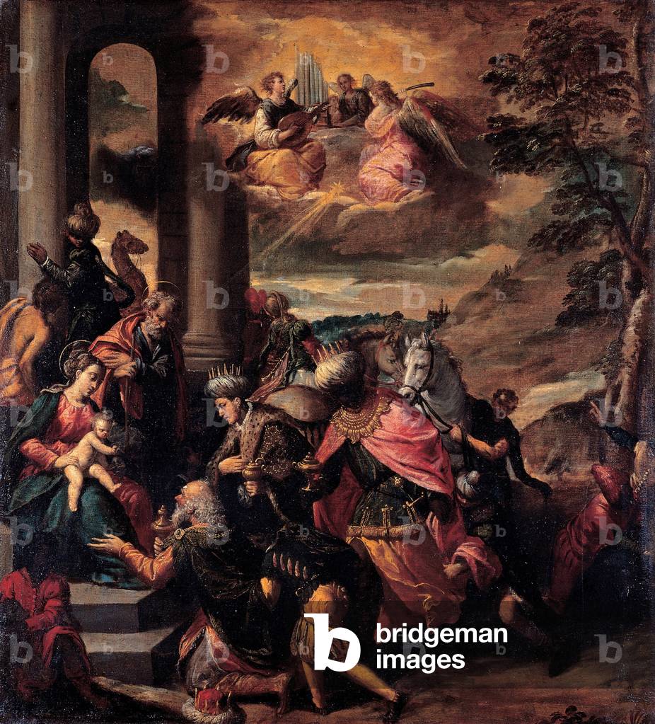 The Adoration of the Magi, 1580 (oil on canvas)