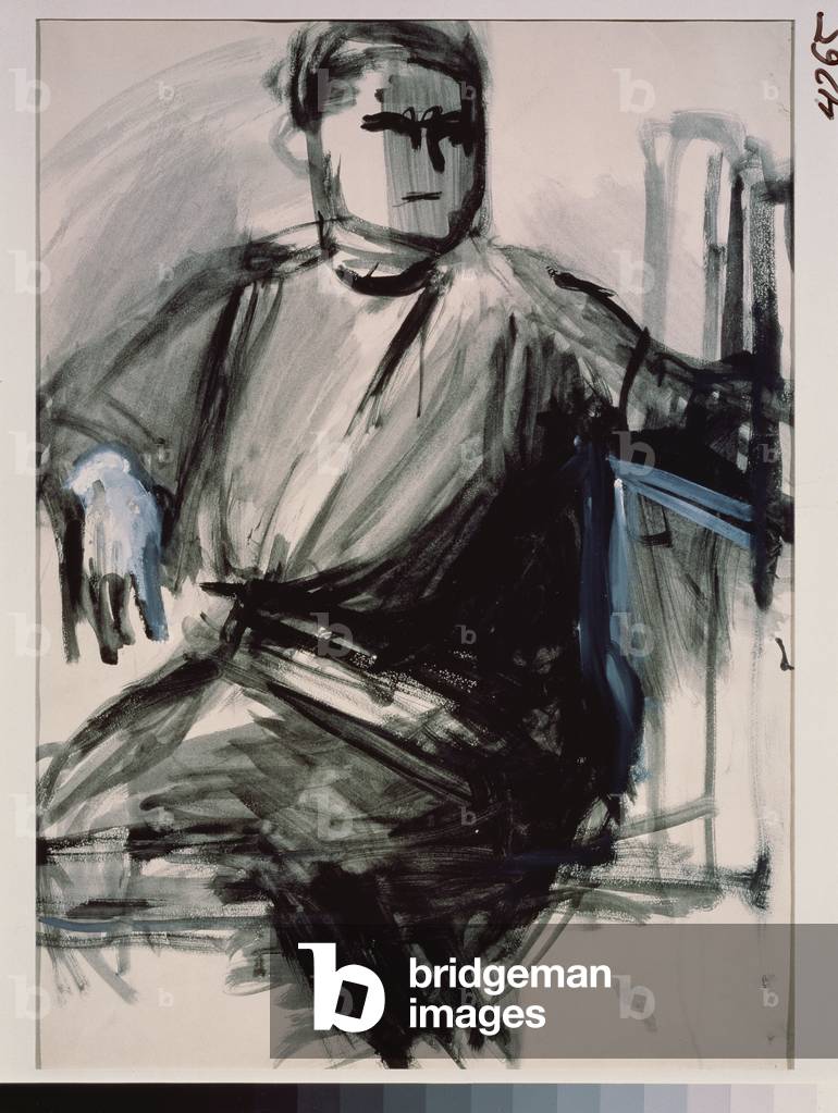 Autoportrait (Autoritratto), 1934 (acquerello)