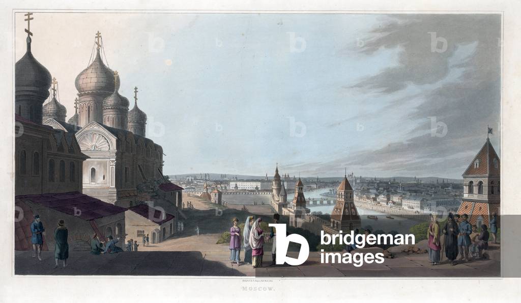 Moscow, 19th century (litho)