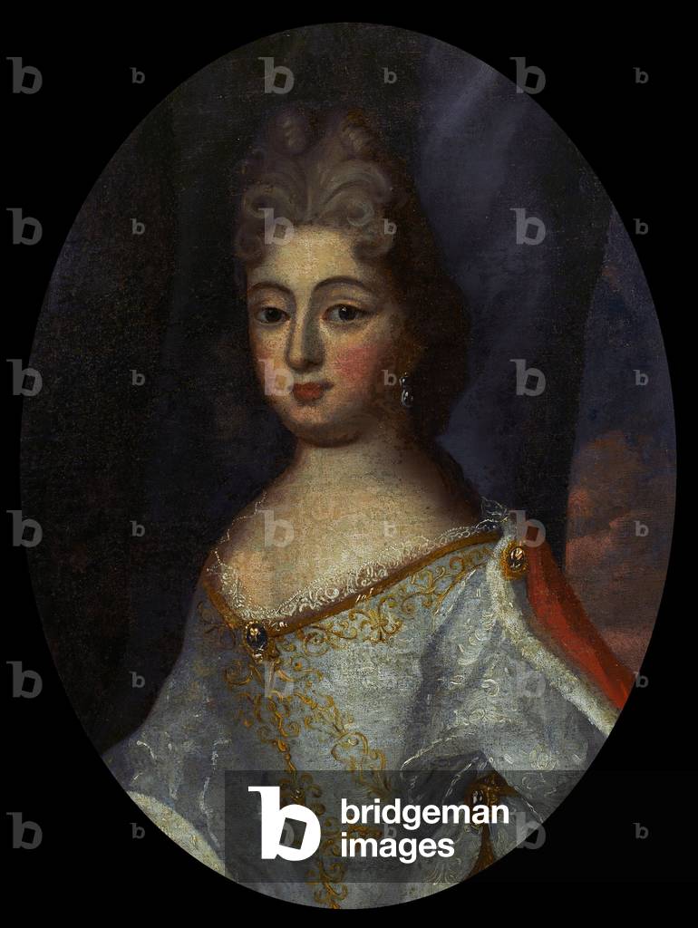 Portrait of Theresa Kunegunda Sobieska (1676-1730) (Therese Cunegonde Sobieska), 17th century (oil on canvas)