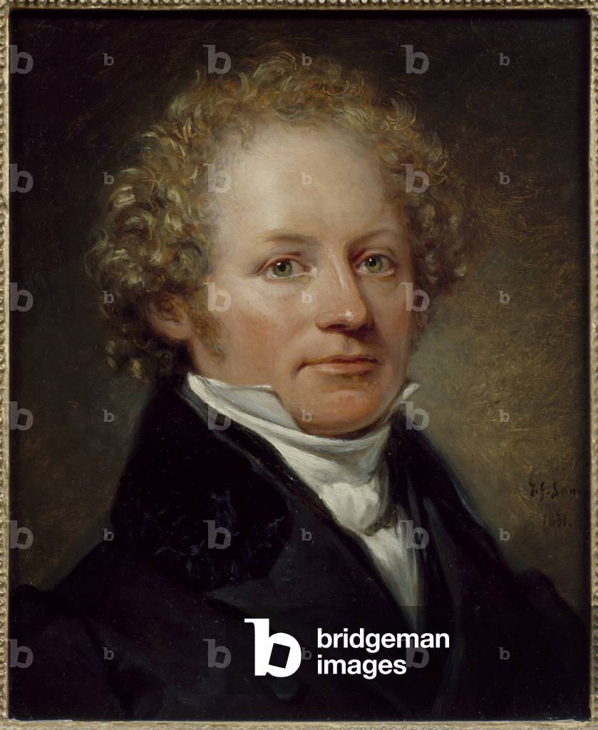 Portrait of Per Daniel Amadeus Atterbom (1790-1855), 1831 (oil on wood)