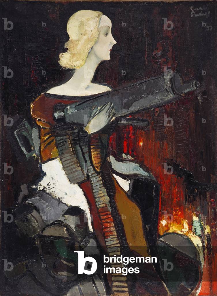 Madonna with a Machine Gun, 1932 (oil on canvas)