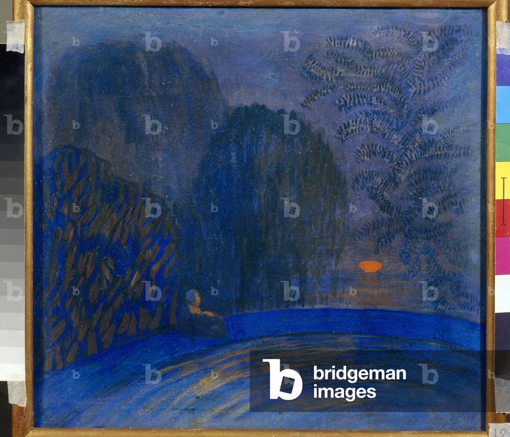 Moon motif, 1906 (tempera on canvas)