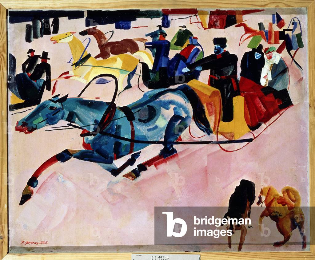 Bild von Gemälde "Rosenschnee" 1921 von Rudolph Rudolphovich Frenz