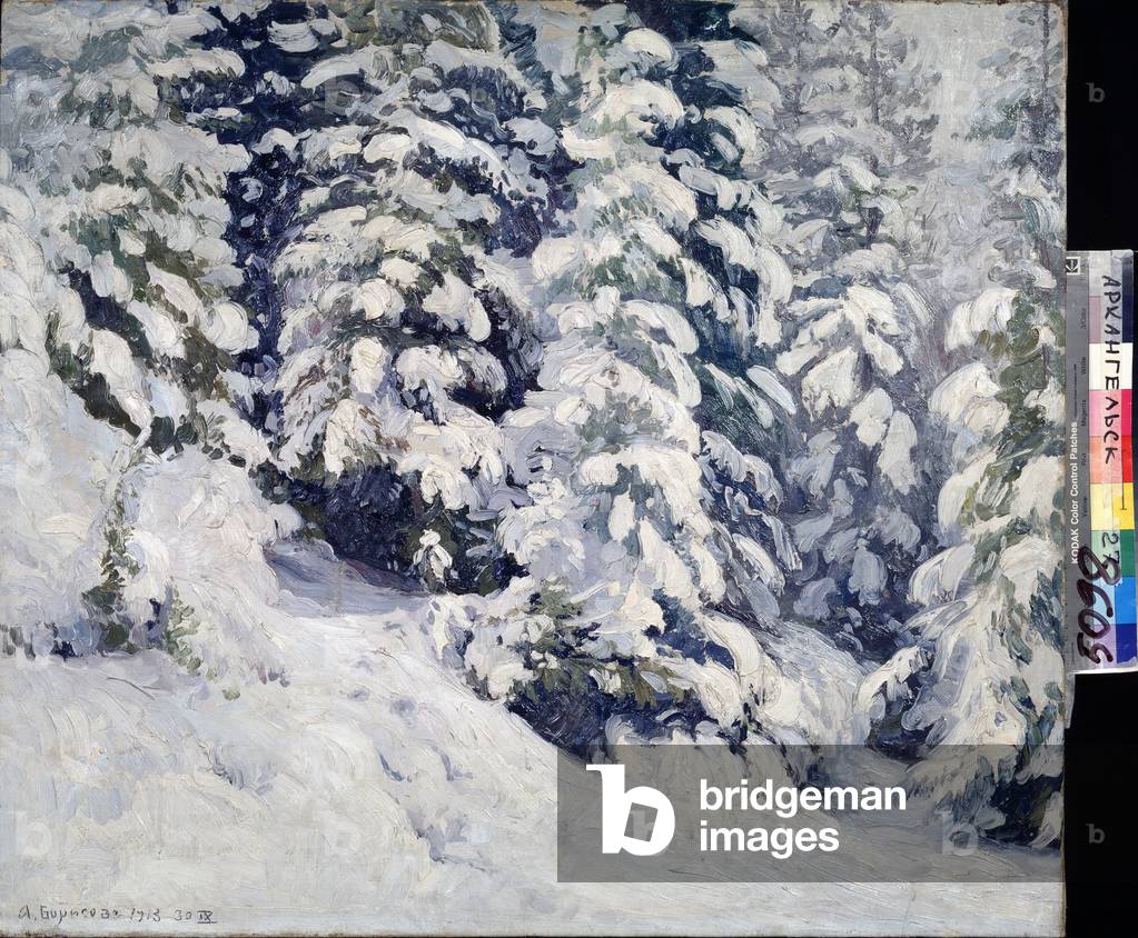 Forest In Winter, 1913 (oil on canvas)