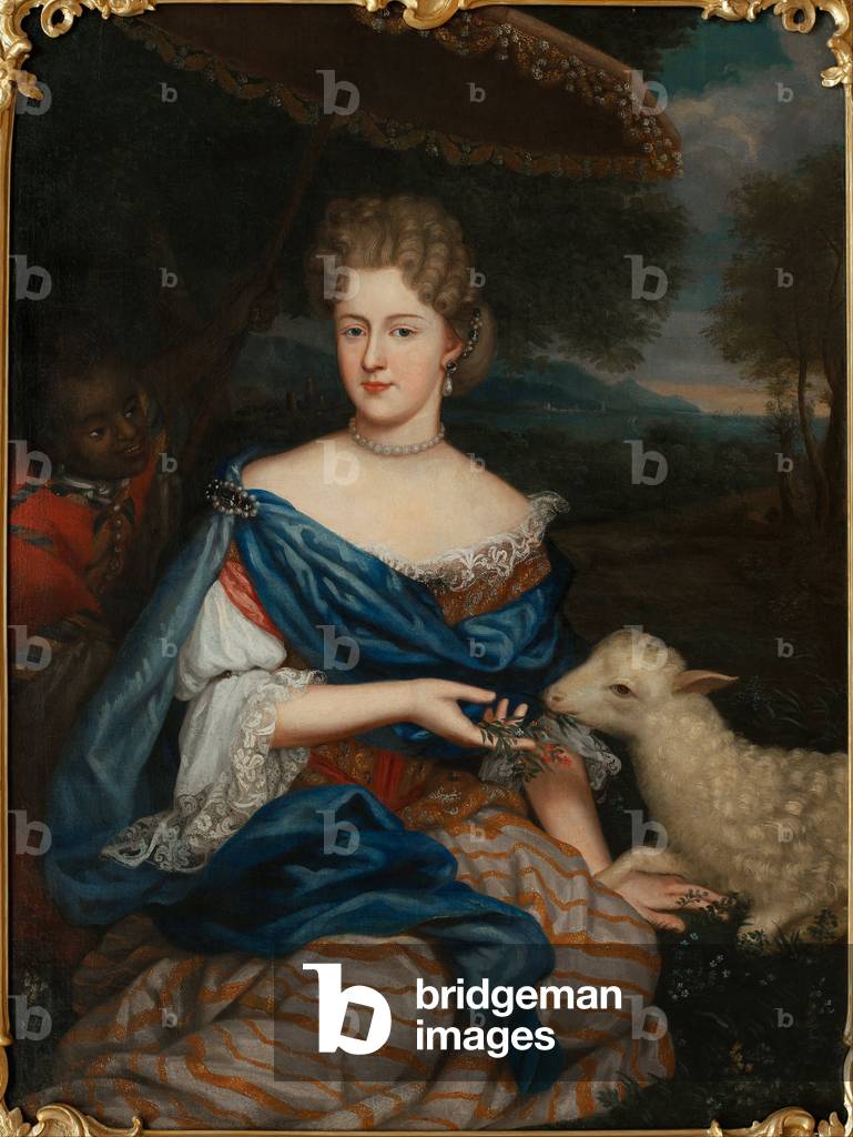 Portrait of Maria Karolina Sobieska (1697-1740) (Marie Charlotte Sobieska), c.1730 (oil on canvas)