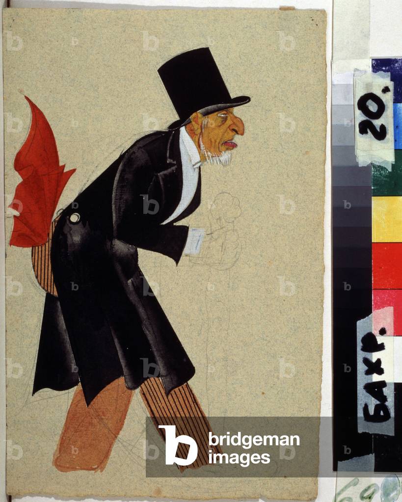 Set design for the play 'La foret vierge' by Ernst Toller, 1924 (watercolour and gouache on paper)