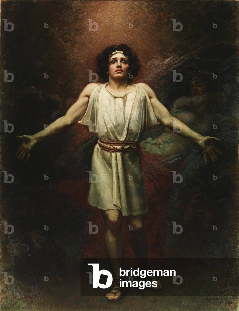 Image of Symbolisme : Parsifal, 1910 (huile sur toile) by Egusquiza ...