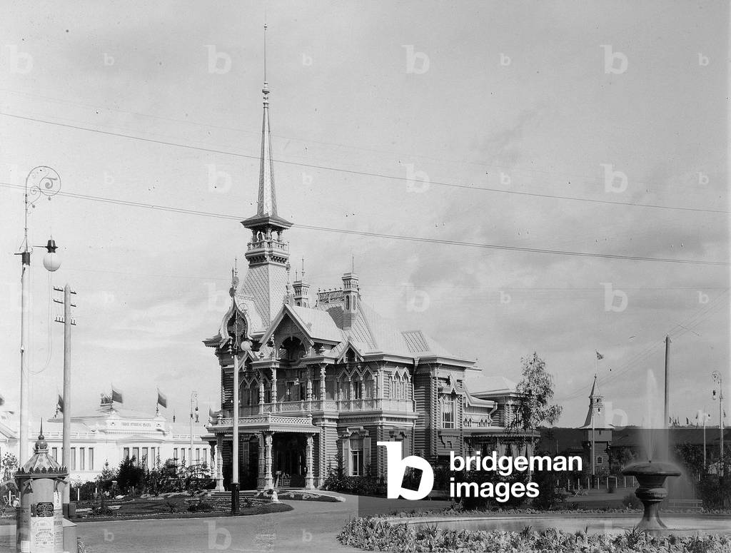 Exhibition of Industry and Fine Arts Russian of Nijni Novgorod (Nijni-Novgorod), 1896 (albumen photo)
