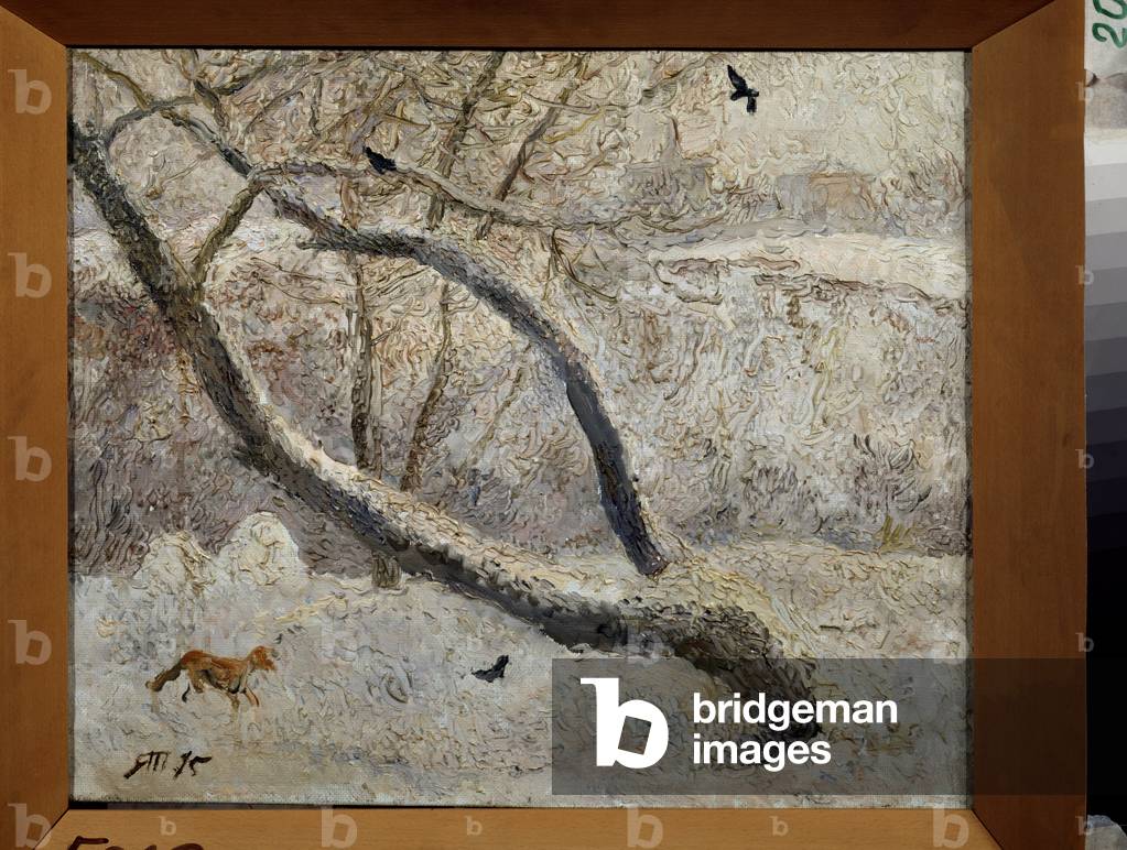 Fluffy snow, 1975 (oil on canvas)