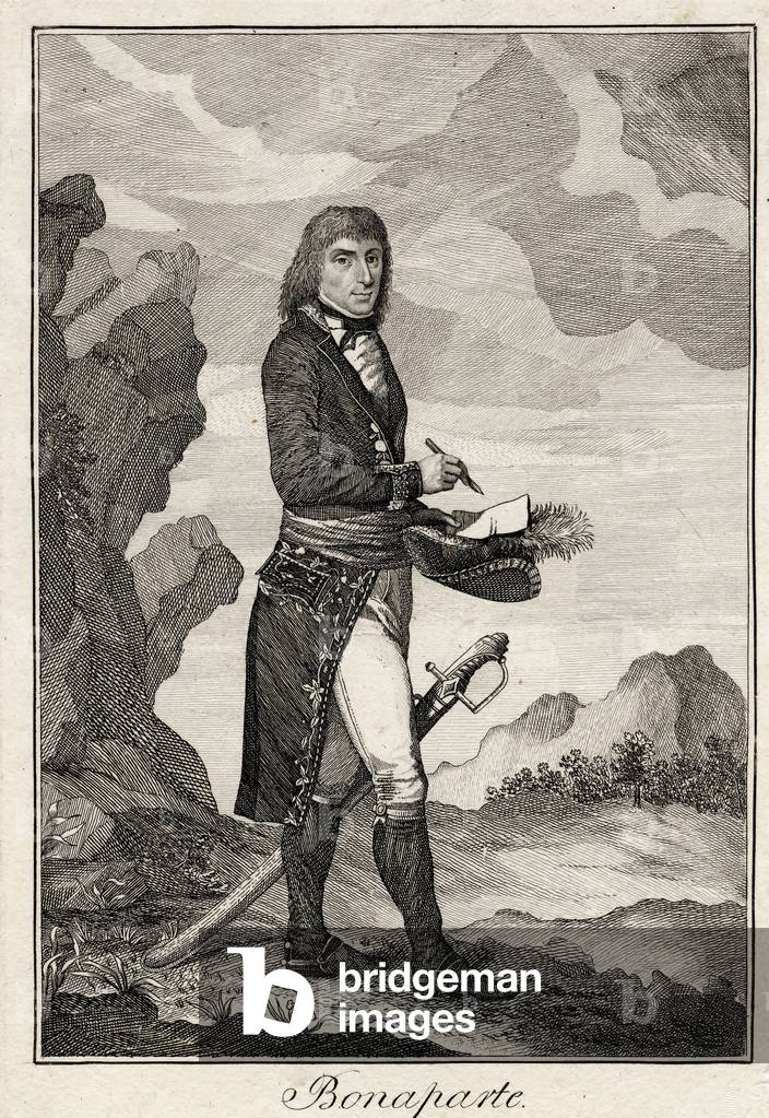Napoleon Bonaparte, 1797 (copper engraving)