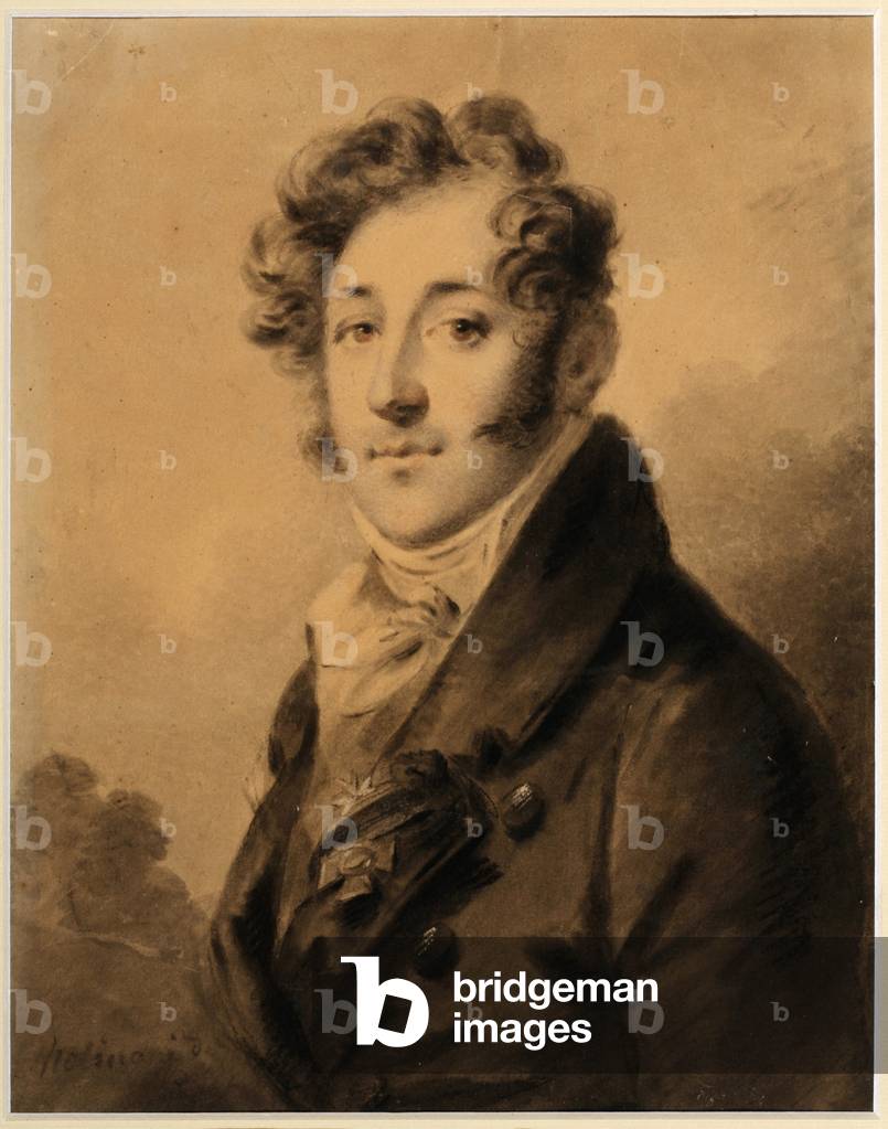 Portrait dof Konstantin Yakovlevich Boulgakov (1782-1835), 1800 (Sanguine, black chalk and white colour on paper)