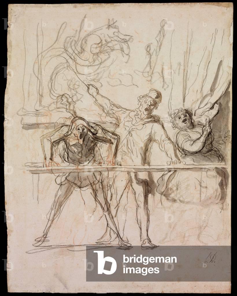 The Side-Show, 1865 (aquarelle)