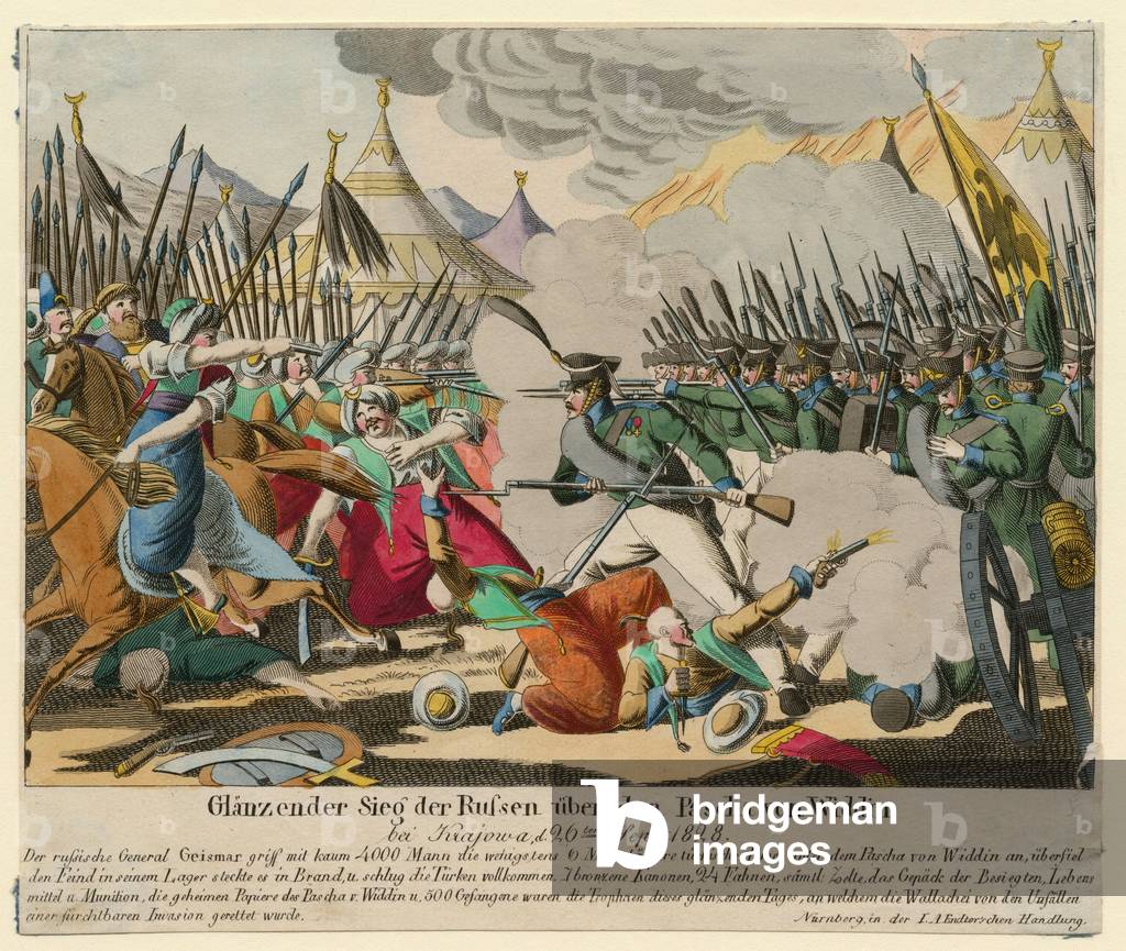 Russo-Turkish War of 1828-1829, 1828-29 (colour litho)