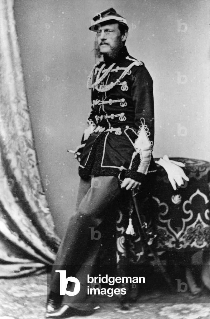 Portrait of Grand Duke Constantin Nikolaevich of Russia (Konstantin Nikolayevich) (1827-1892), 1864 (photograph)