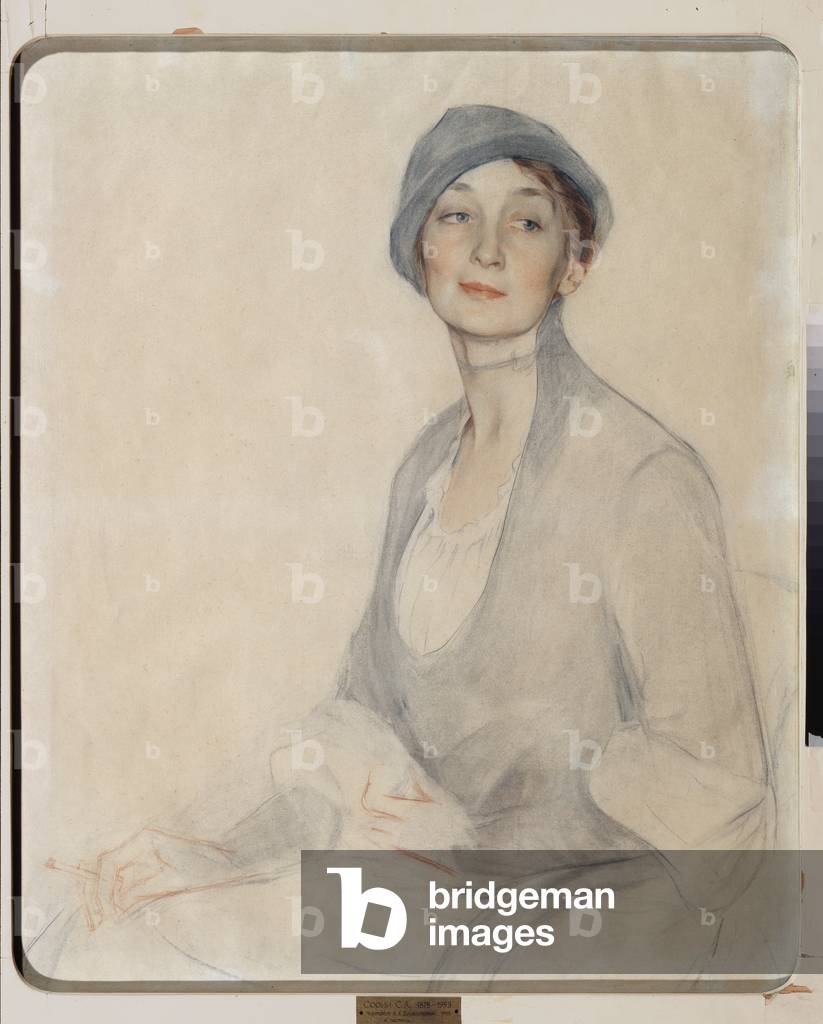 Immagine di Disegno "Ritratto di Madame Drobotova" 1916 di Savelij Abramovich Sorin