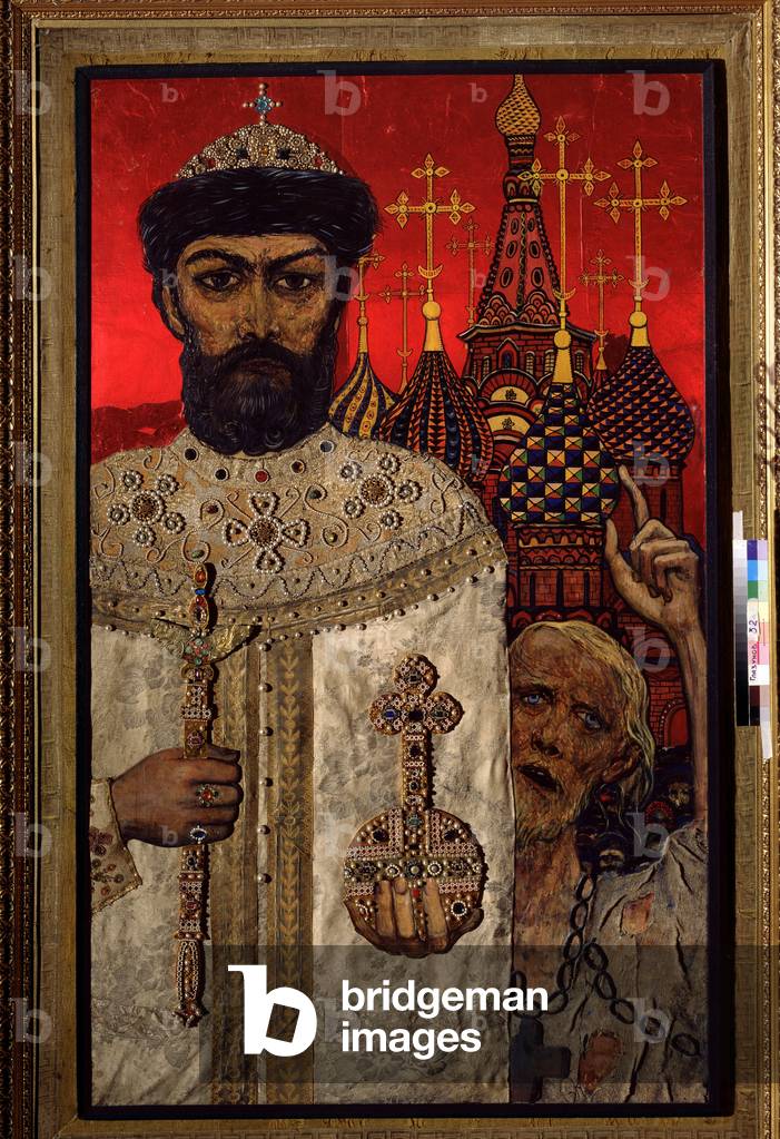 Boris Godounov ' Illustration for the opera of Modeste Moussorgski (1839-1881) from Alexandre Pouchkine, 1967 (painting)
