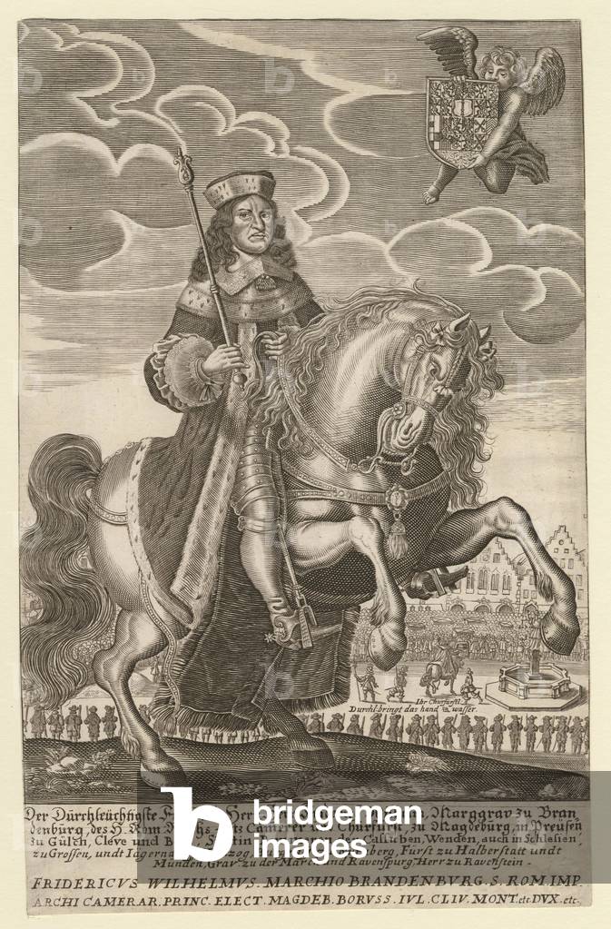 Frederic-Guillaume I of Brandenburg, 1680 (copper engraving)