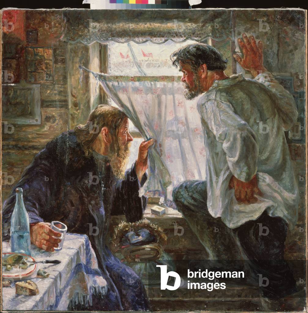 The Foes of the Collectivization, 1931 (oil on canvas)