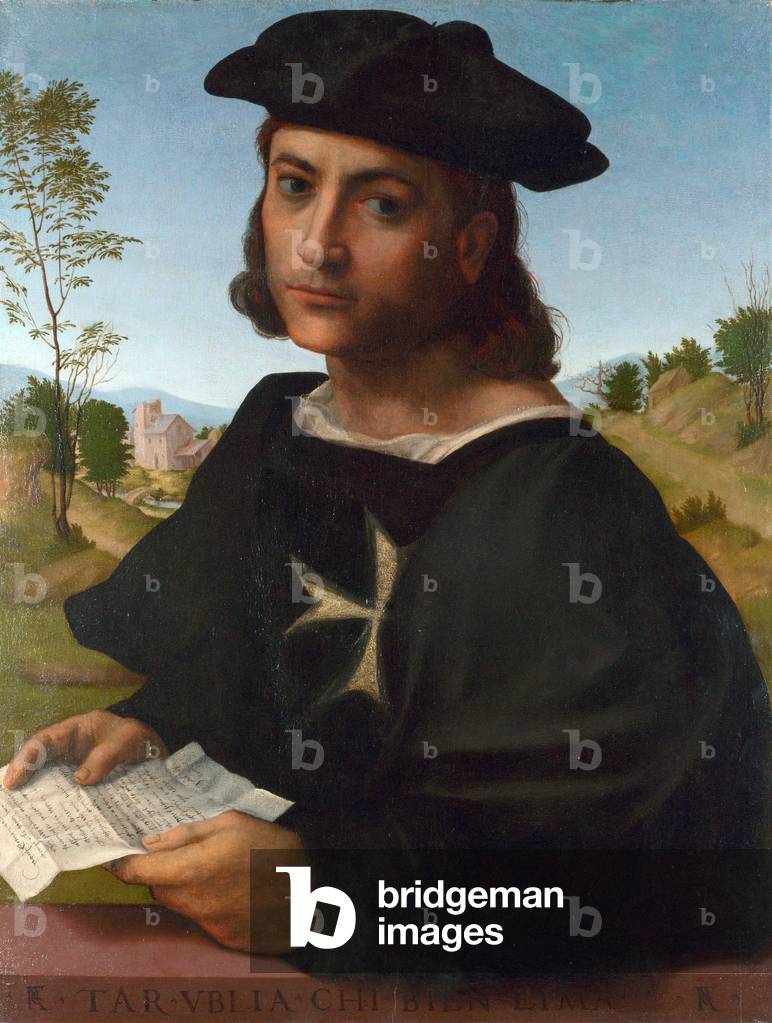 Portrait of A Knight of Rhodes, 1514 (oil on wood)