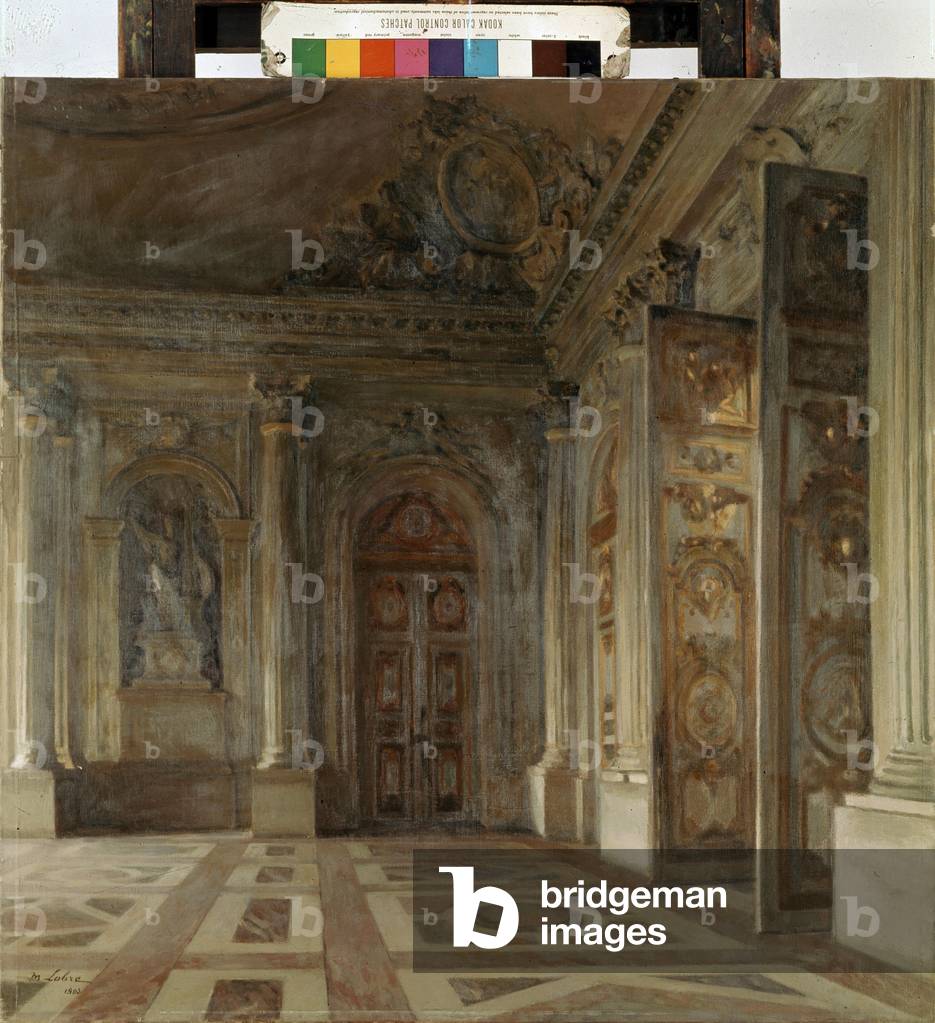 Vestibolo del Palazzo di Versailles (Vestibolo della Reggia di Versailles), 1903 (olio su tela)