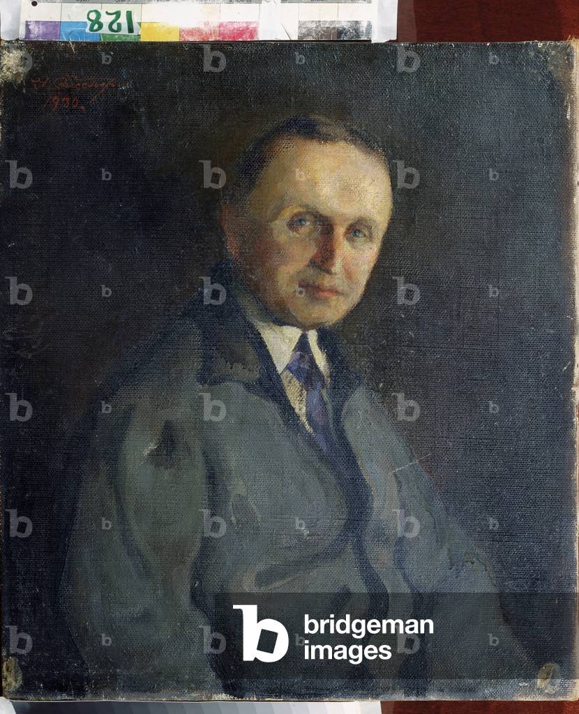 Portrait of pianist Konstantin Igumnov (Constantin Igoumnov) (1873-1948), 1930 (oil on canvas)