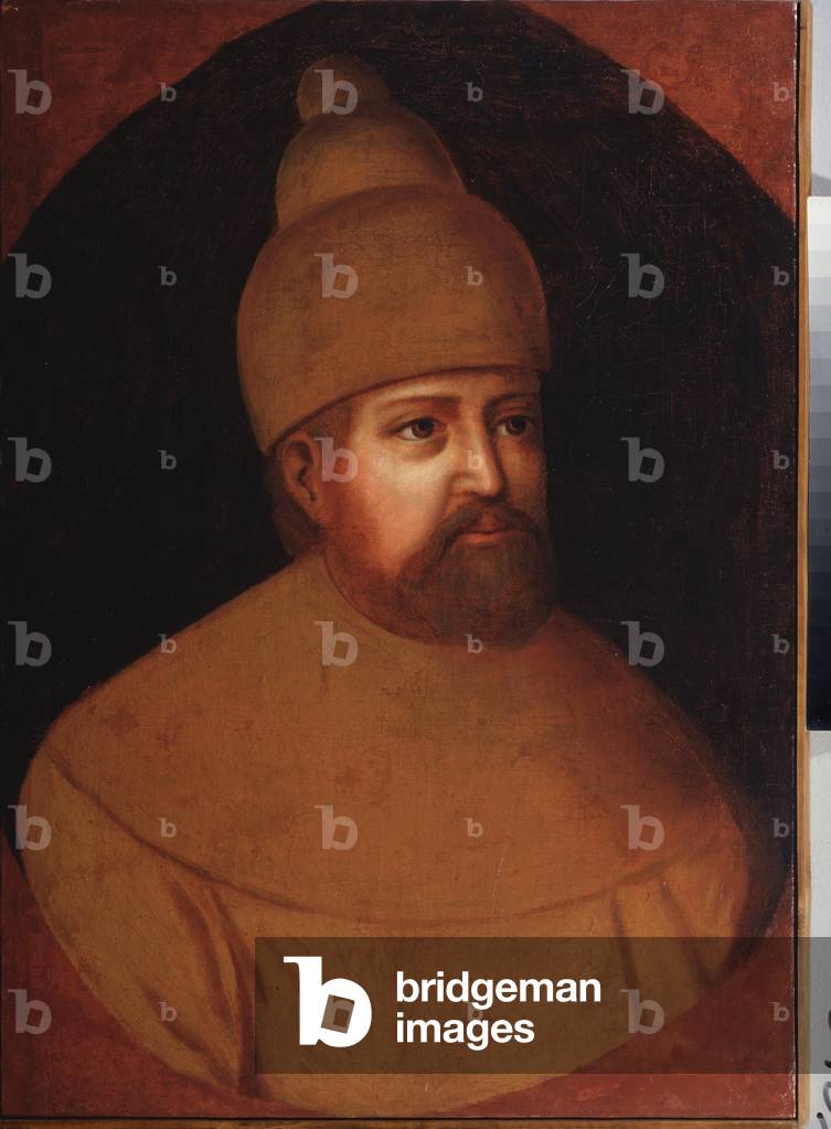Immagine di Dipinto "Ritratto dello zar Michel I Fiodorovich Romanov Dalla Russia (1596-1645)" 1601 di Russian