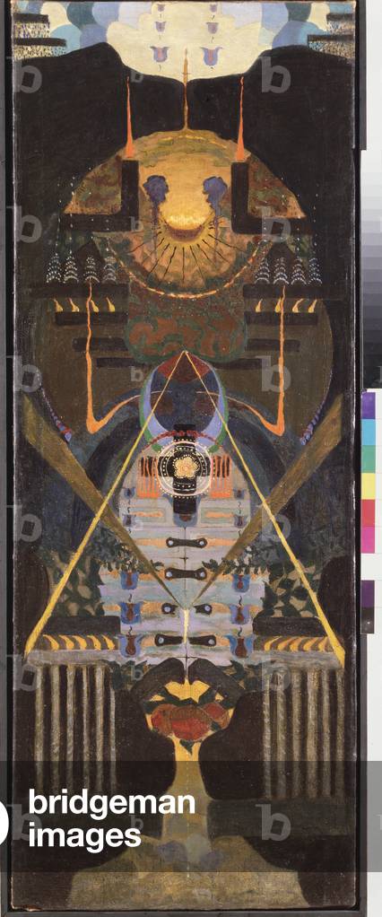Requiem, 1923 (oil on canvas)