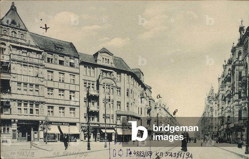 Motzstrasse (Corner Geisbergstrasse) in Berlin, 1910-1919 (phototypie)