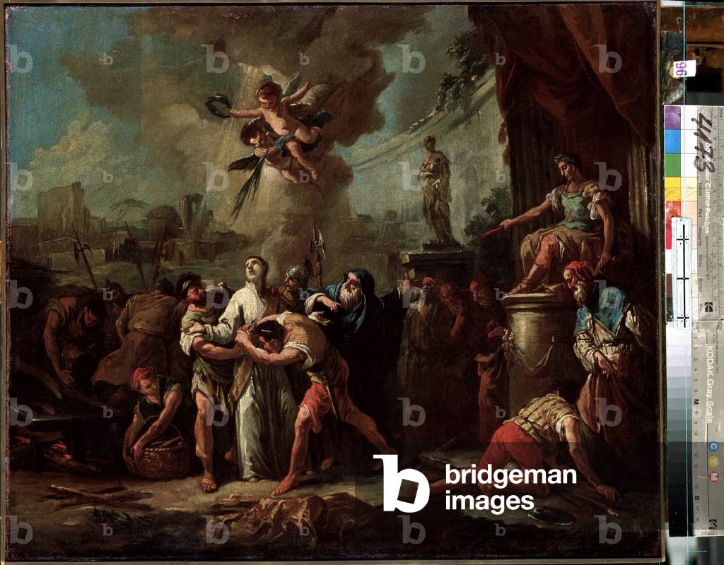 Das Martyrium des Heiligen Laurentius, 18. Jahrhundert (Gemälde)
