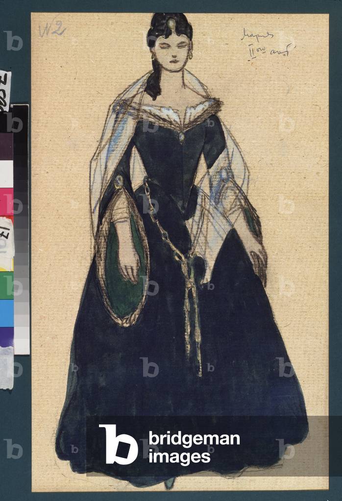 Female preparatory costume for the opera 
