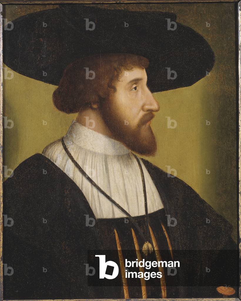 Christian II of Denmark, Suede and Norvege, 16th century (oil on wood)