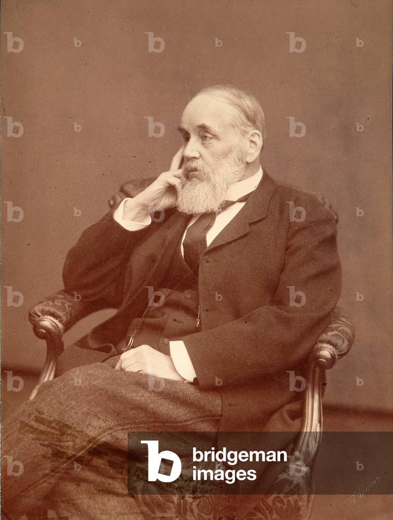 Portrait of the Author Ivan Alexandrovich Goncharov (Ivan Alexandrovitch Gontcharov) (1812-1891), 1886 (photograph)