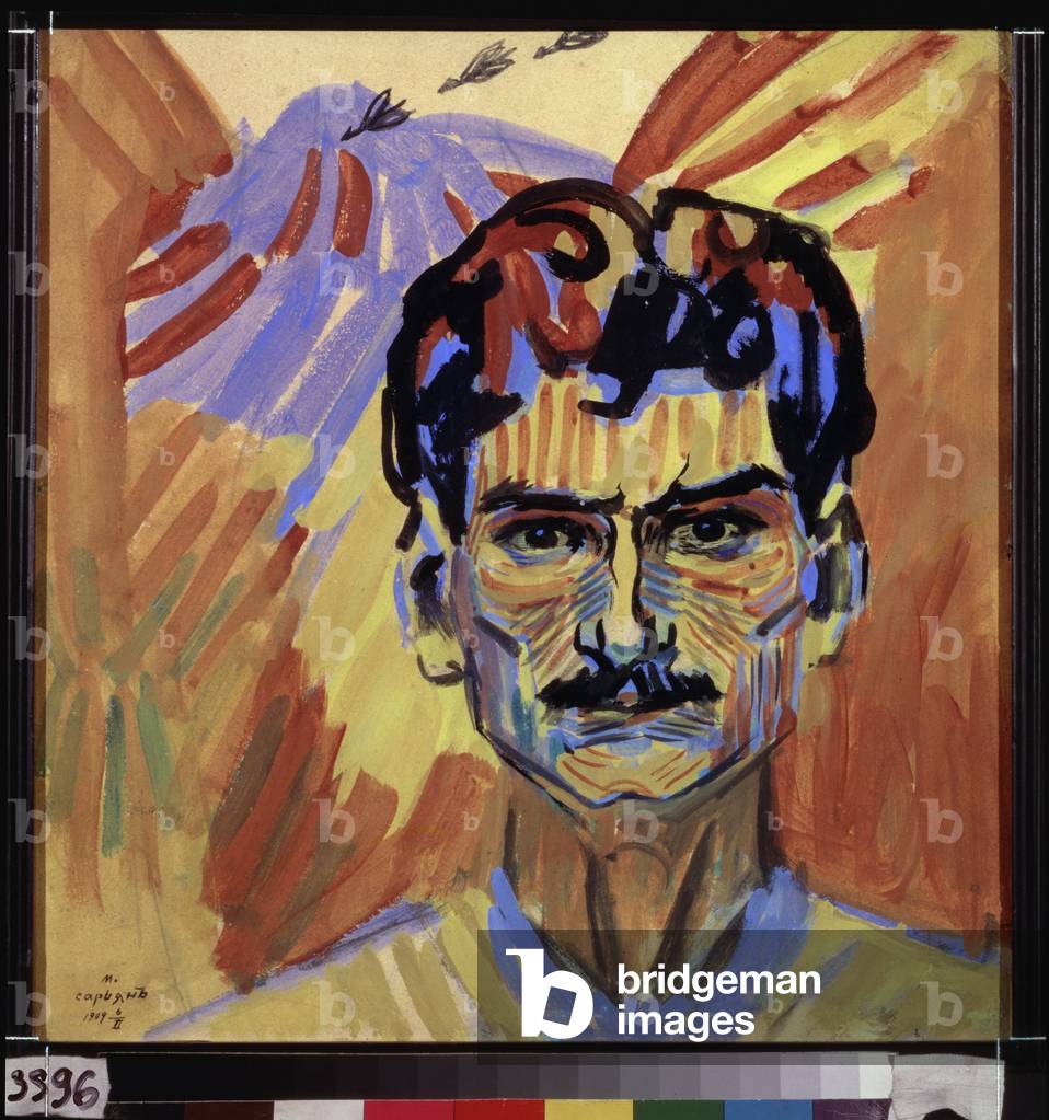 Self-portrait, 1909 (oil on board)
