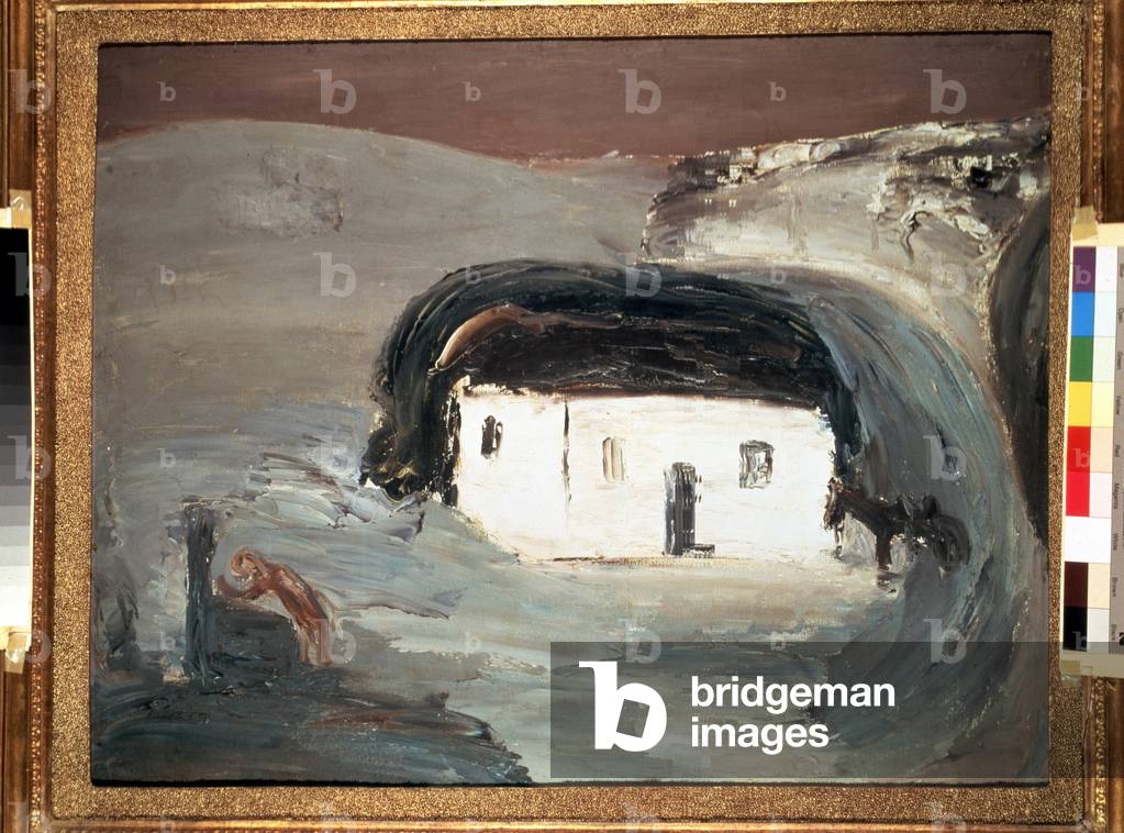 Landscape With A White House, 1931 (oil on canvas)