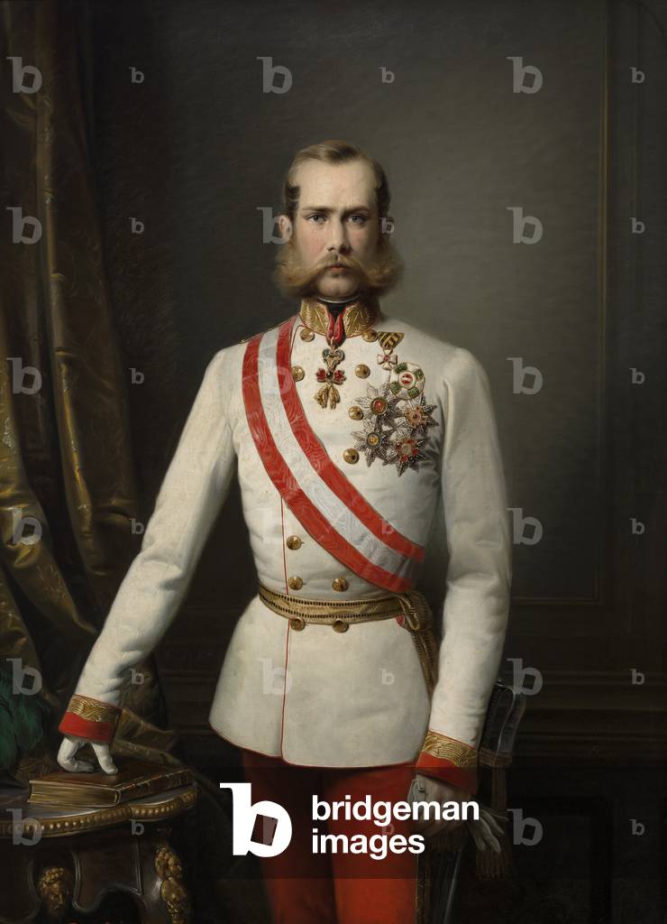 

Portrait of Franz Joseph I di Austria, 1862 (olio su tela)