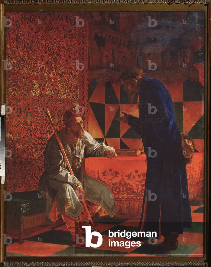 Ivan IV (detto Le Terribile, 1530-1584), 1870 (olio su tela)