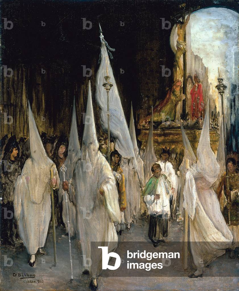 Procession Of The Seven Words, 1902 (oil on canvas)