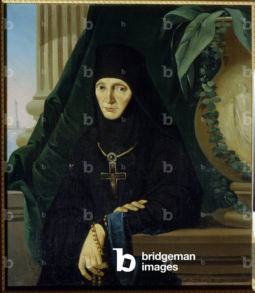 The superior mother Maria (Margarita Tuchkova), c.19th century (oil on canvas)