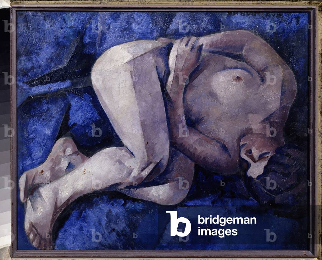 On The Bed (On The Couch), 1916 (oil on canvas)